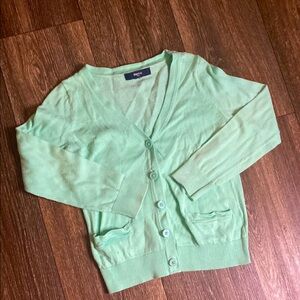Girls Teal Cardigan